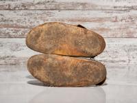 Central Plains Beaded Buffalo Hide Moccasins