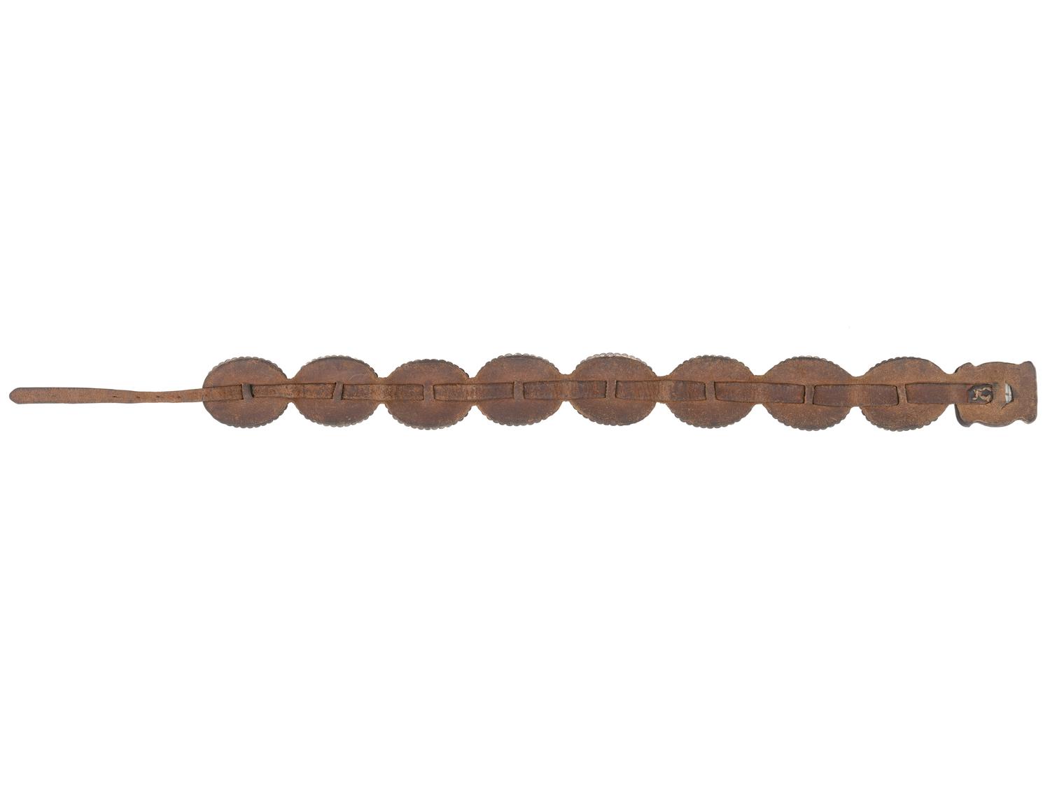 Early Navajo Second Phase Ingot Concha Belt