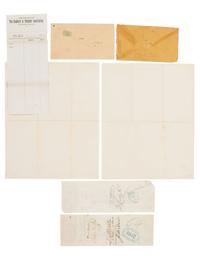 [CLARA BARTON - CIVIL WAR]. ALS and DS by Barton as part of her "Office of Correspondence with the friends of the Missing Men of the United States Army."