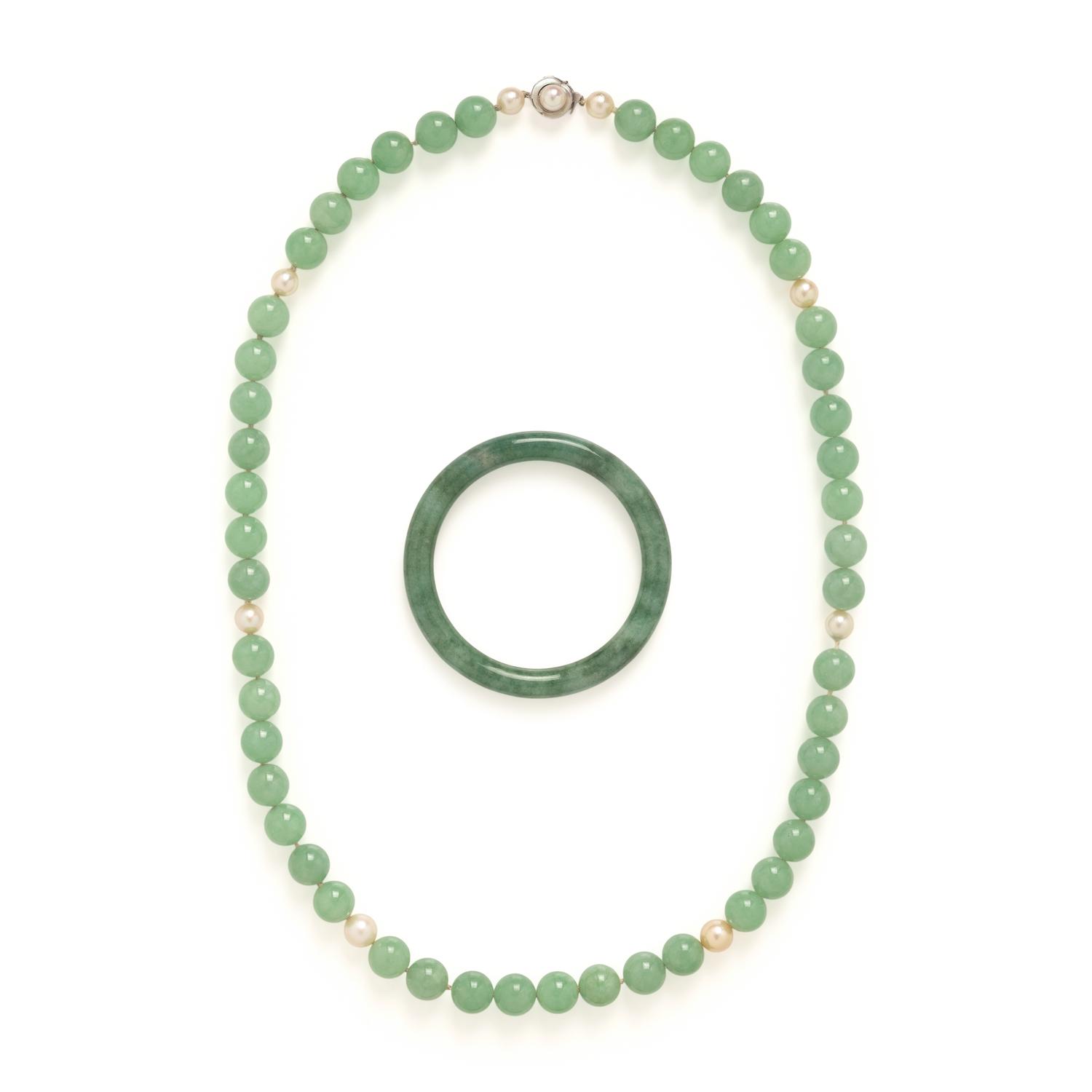 Collection of Jade Jewelry