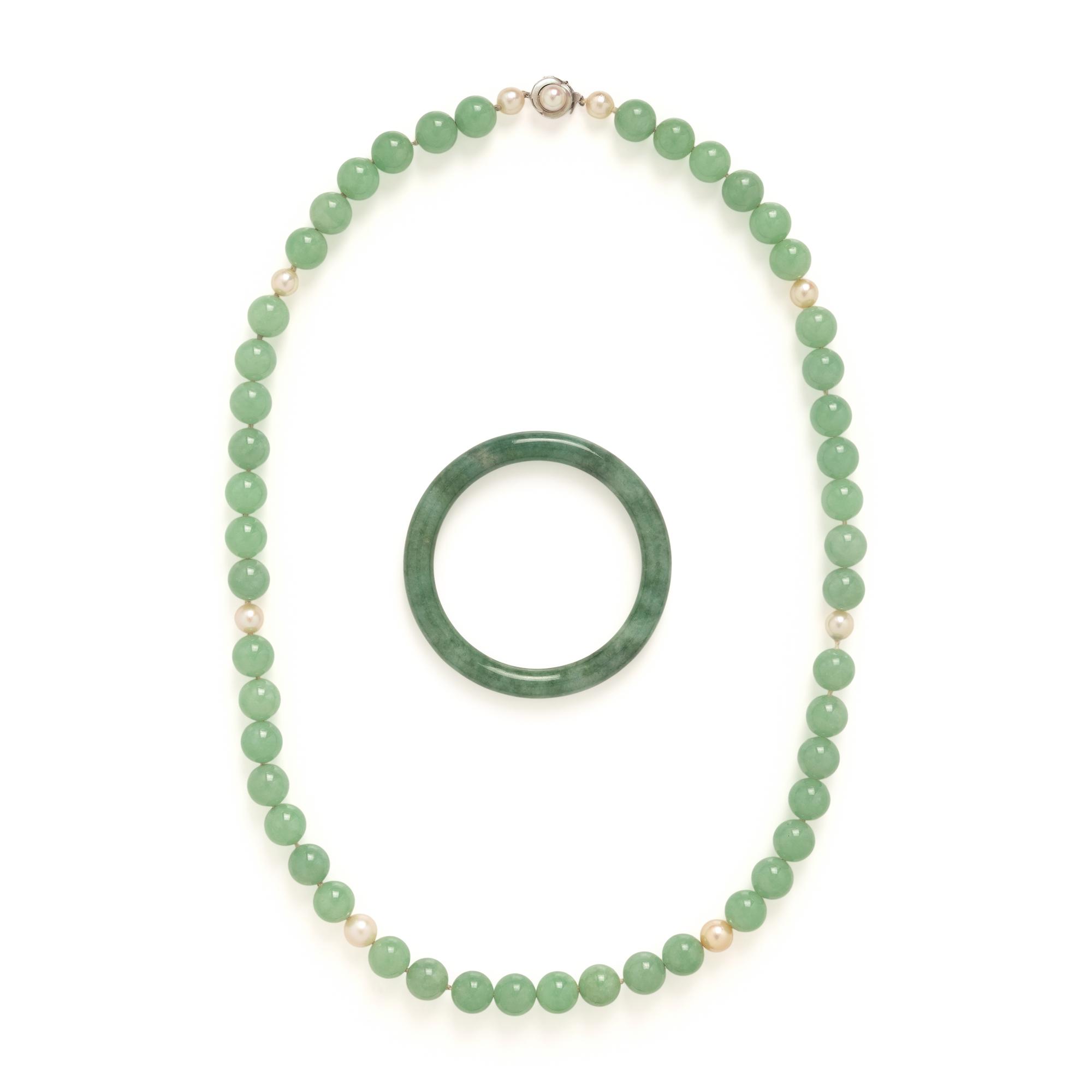 Collection of Jade Jewelry
