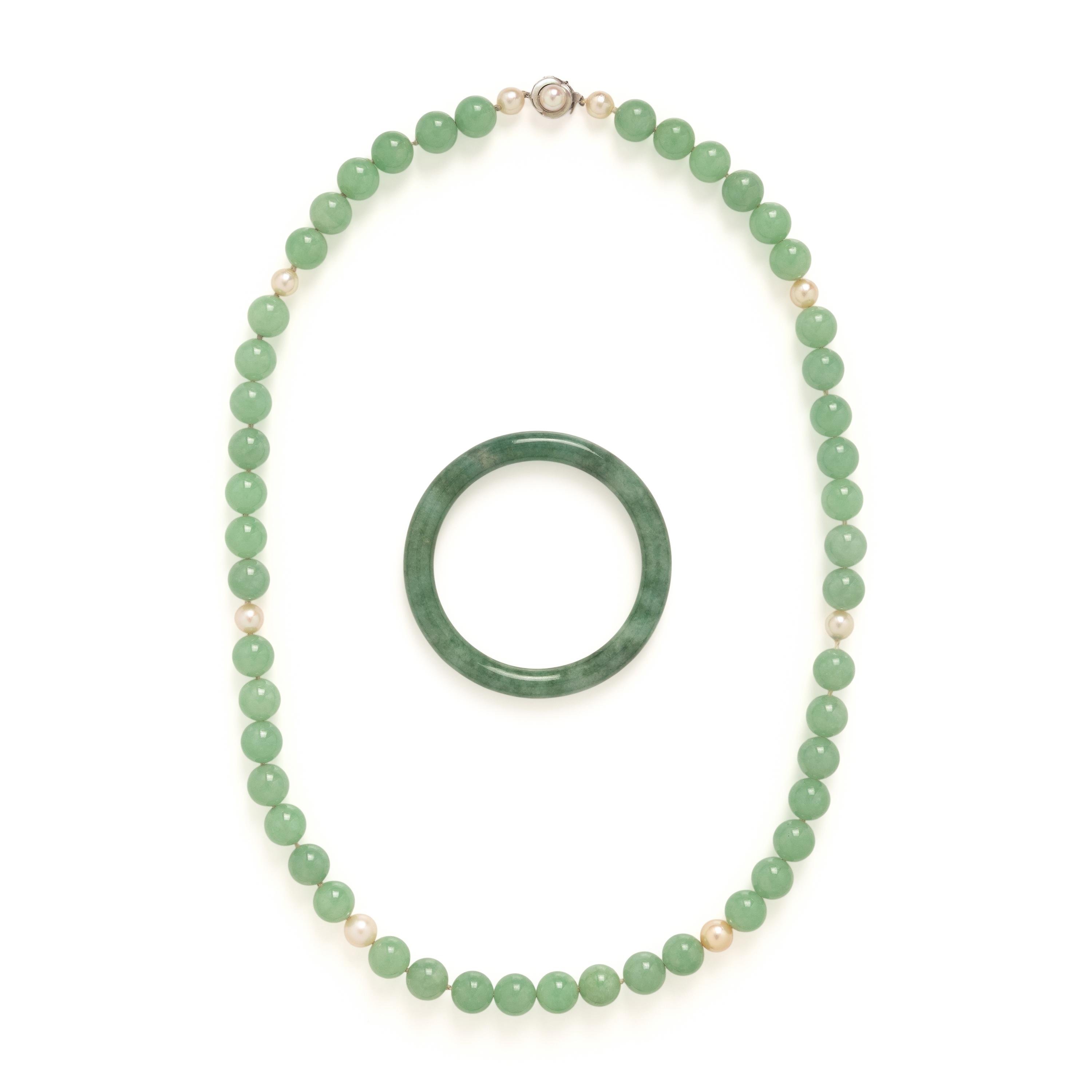 Collection of Jade Jewelry