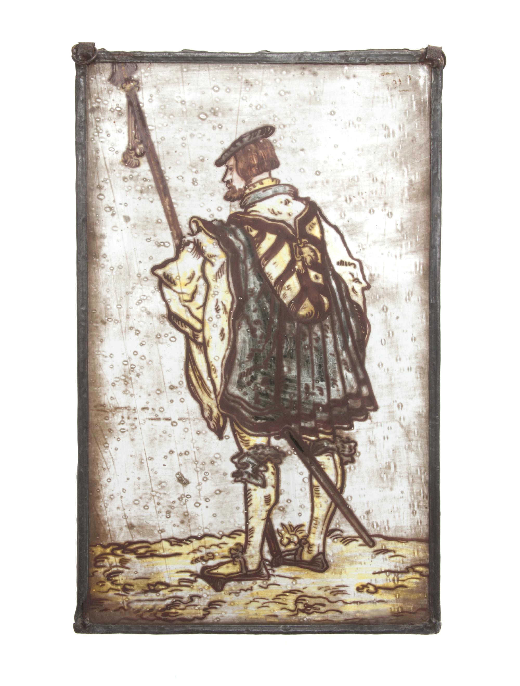 A Collection of Ten Leaded and Stained Glass Windows Largest: 17 x 13 inches.