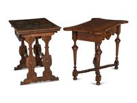 Two Walnut Tavern Tables