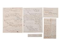 [CIVIL WAR] -- [NAVY]. US Navy signatures. [With:] Benjamin Butler ALS to Admiral Farragut.