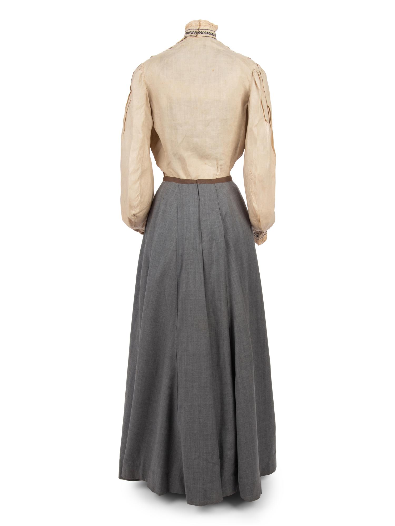 Three-Piece Wool Walking Suit, 1900-10s