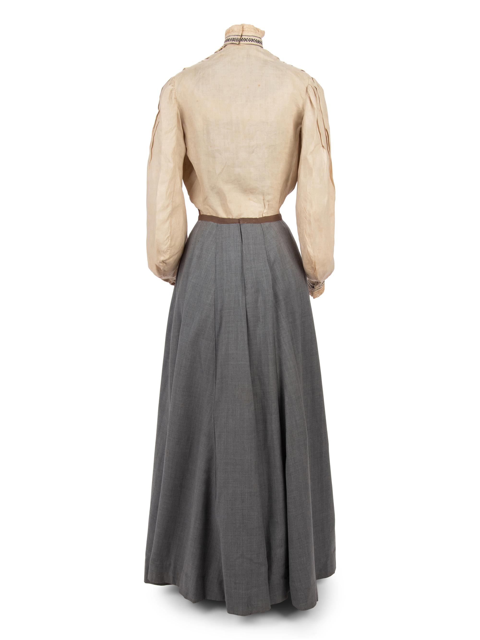 Three-Piece Wool Walking Suit, 1900-10s