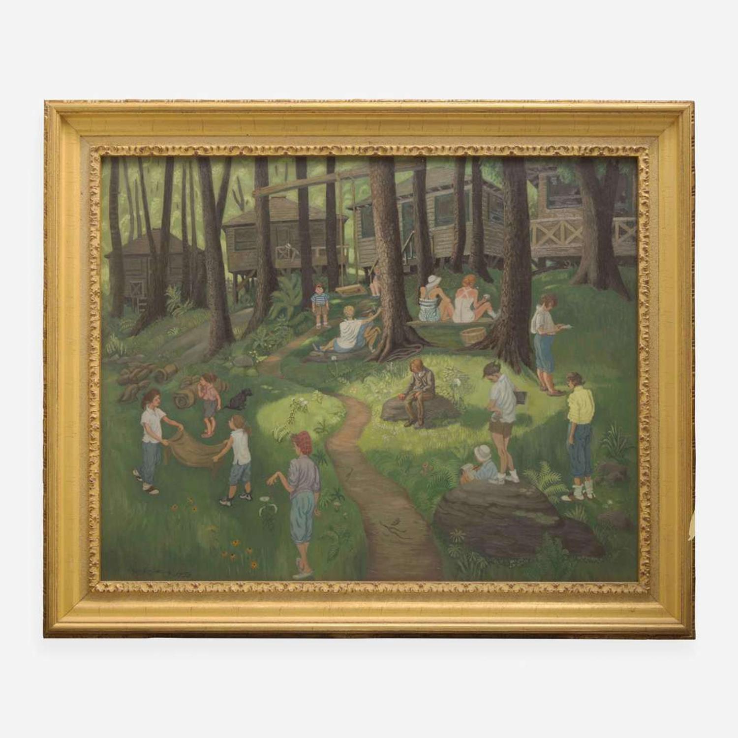 Peggy Bacon (American, 1895-1987) Camp, Alas!