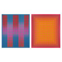 Julian Stanczak (American/Polish, 1928–2017) — A pair of screenprints ( Trespass , 1979; Sequential Chroma, 1981)