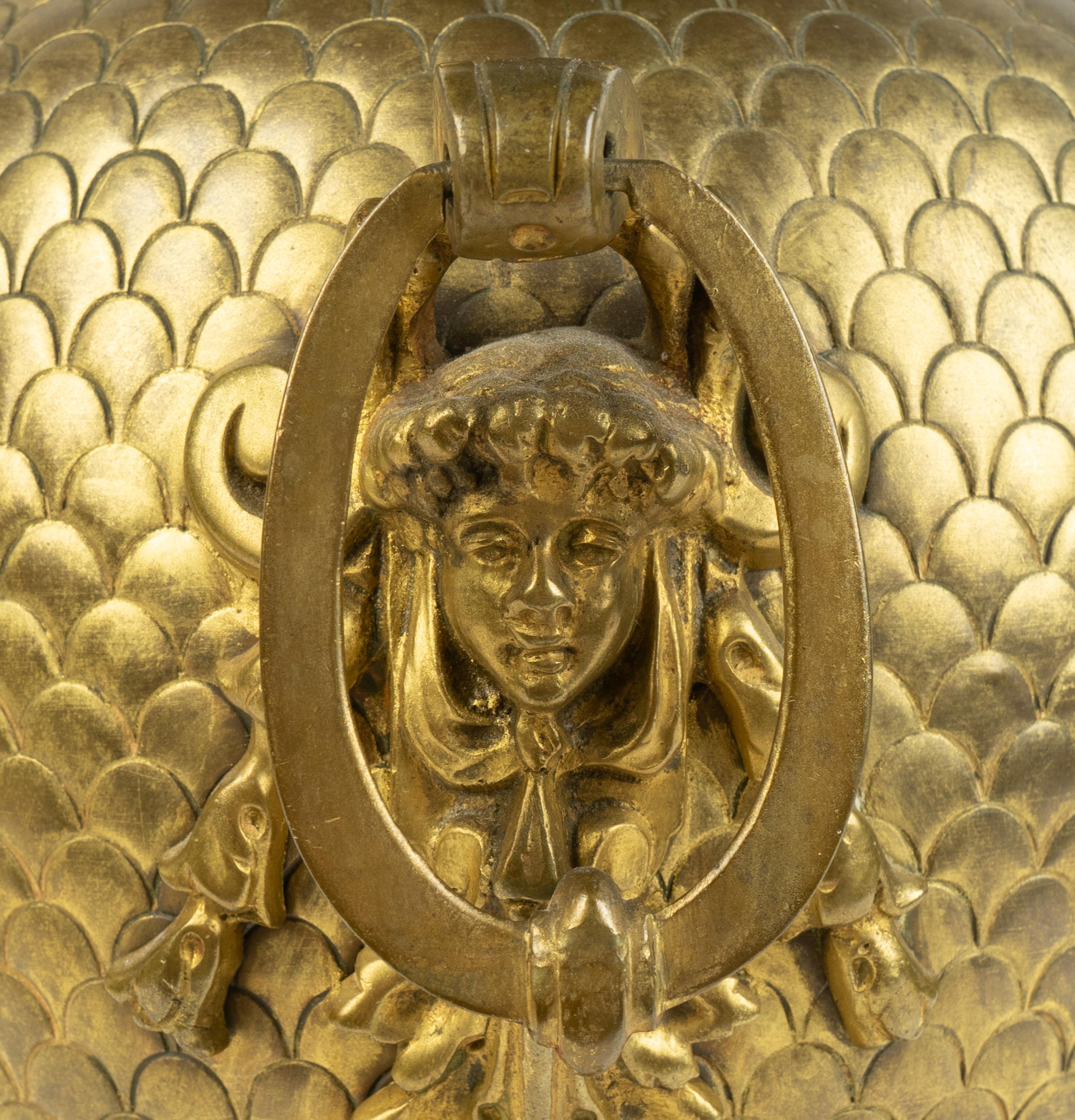 A French Gilt Bronze Urn-Form Clock — LATE 19TH CENTURY