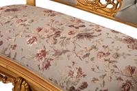 A Pair of Louis XV Style Giltwood Settees