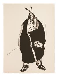 Lot is located and will ship from Denver, Colorado. Waiting Indian (from Indians Forever Suite), 1970