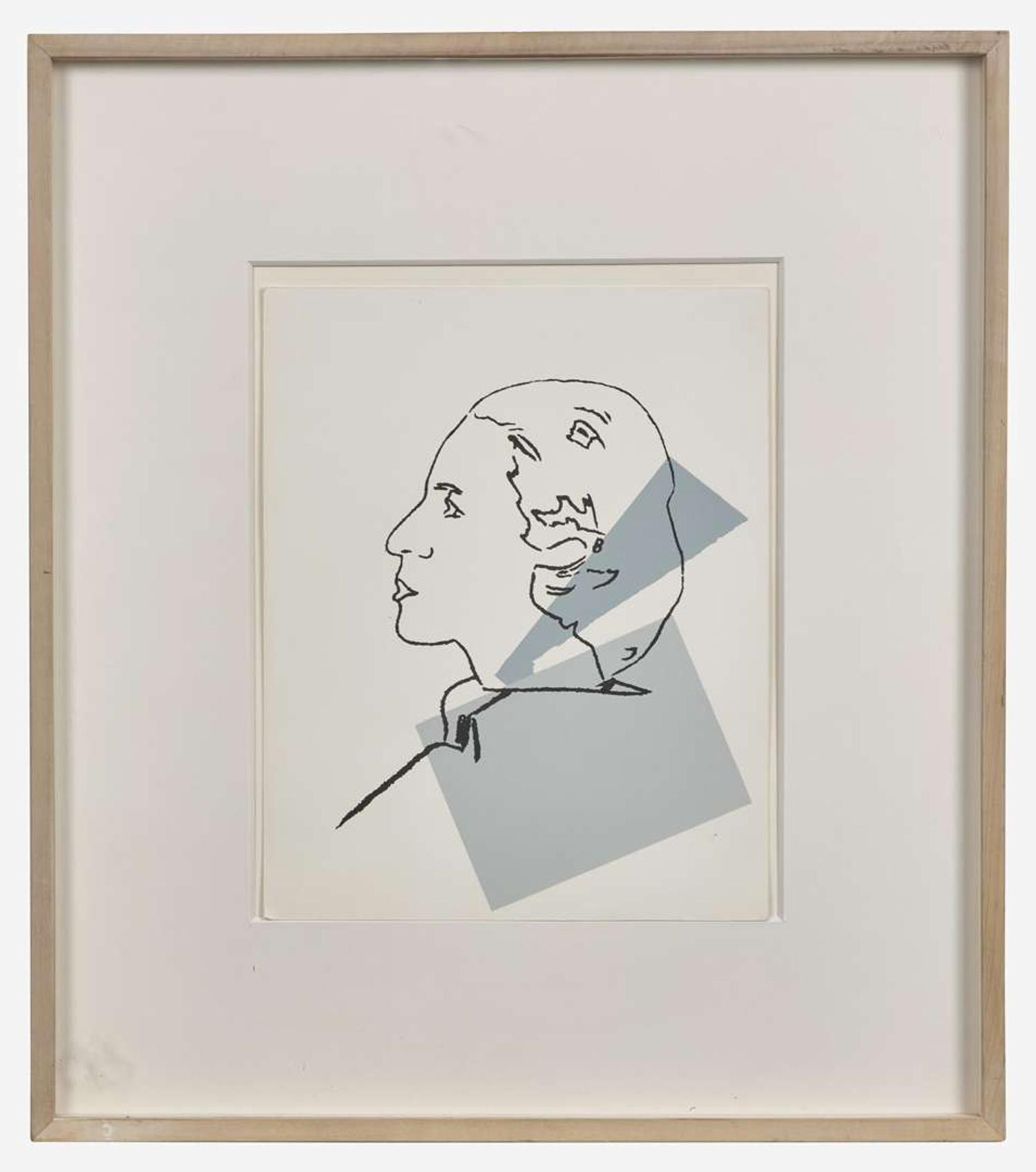 Andy Warhol (American, 1928-1987) - Diane Vreeland in Profile
