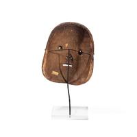 A Small Japanese Painted Noh Mask of a Young Girl