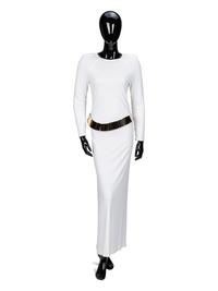 Important Tom Ford for Gucci, White Jersey Backless Gown, F/W 1996