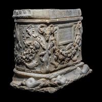 A Roman Marble Cinerary Urn