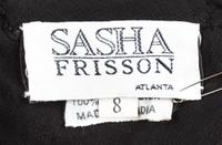 A Sasha Frisson Beaded Gown Ensemble, Size 8.
