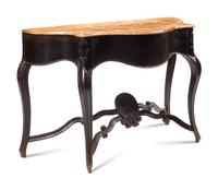 A Continental Painted Console Table