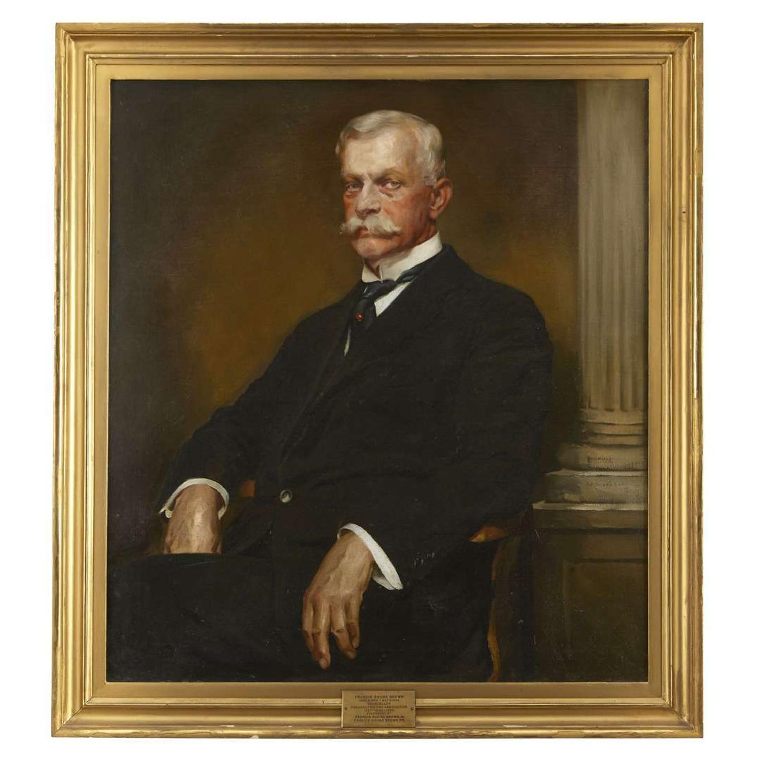 Maurice Molarsky (1885-1950) Portrait of Francis Shunk Brown (1858-1940)
