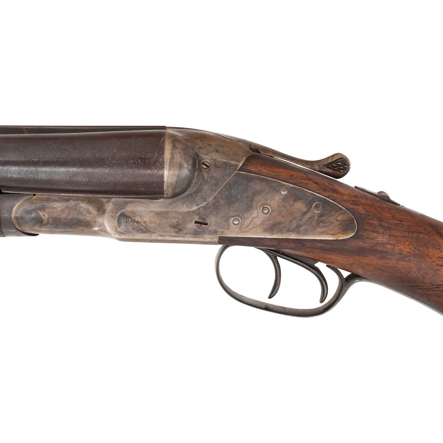 **Baker Gun Company Batavia Damascus 12 Gauge