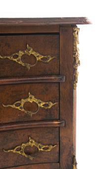 A Louis XV Style Walnut Diminutive Commode