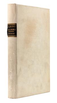 BYRON, George Gordon Noel, Lord (1788-1824). Marino Faliero, Doge of Venice. London: John Murray, 1821.