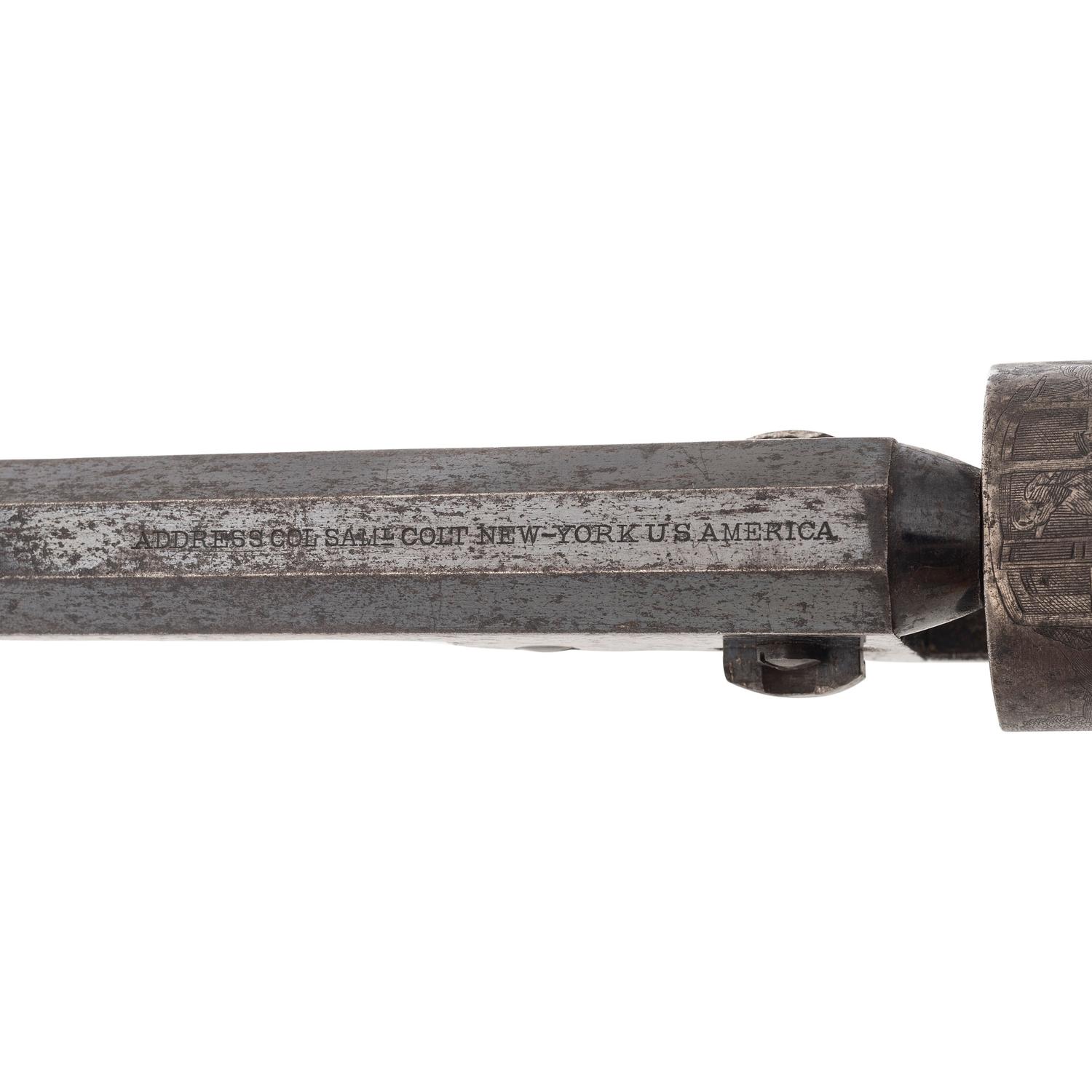 Colt Model 1849 Pocket Revolver Inscribed to Captain Andrew Willson 17th NY - Mortally Wounded at Second Manassas