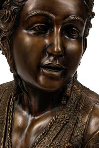 A Patinated Bronze Bust of Rebecca