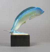 A Royal Worcester Dolphin, Height 10 inches.