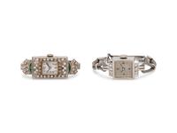 COLLECTION OF DIAMOND WRISTWATCHES