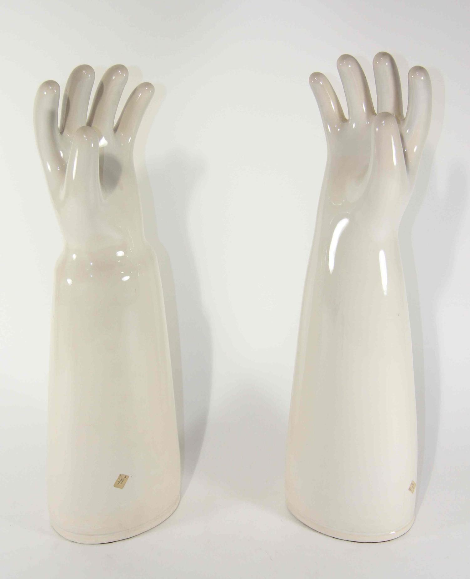 Two Haeger Pottery Models Height 23 3/4 inches.