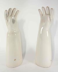 Two Haeger Pottery Models Height 23 3/4 inches.