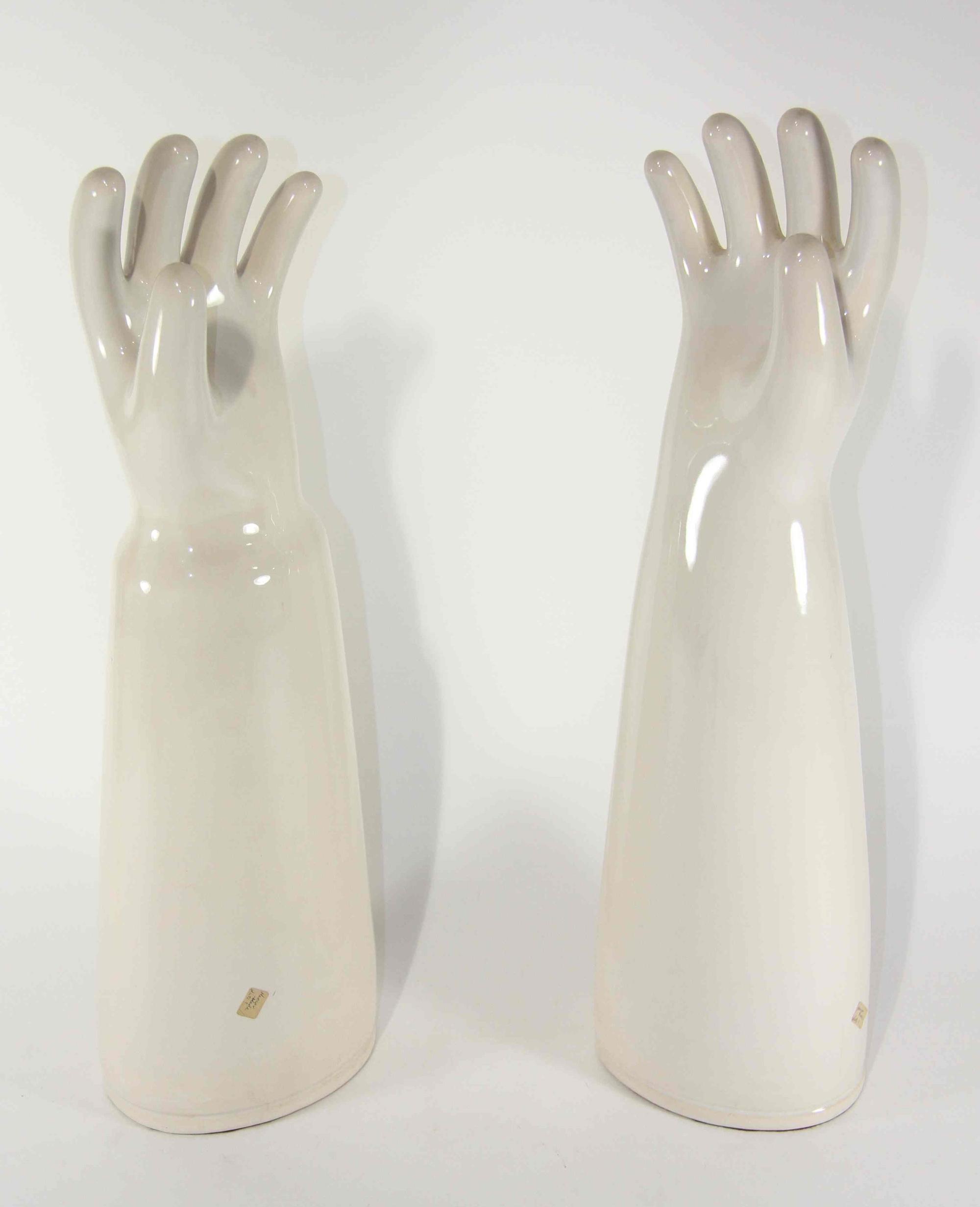 Two Haeger Pottery Models Height 23 3/4 inches.