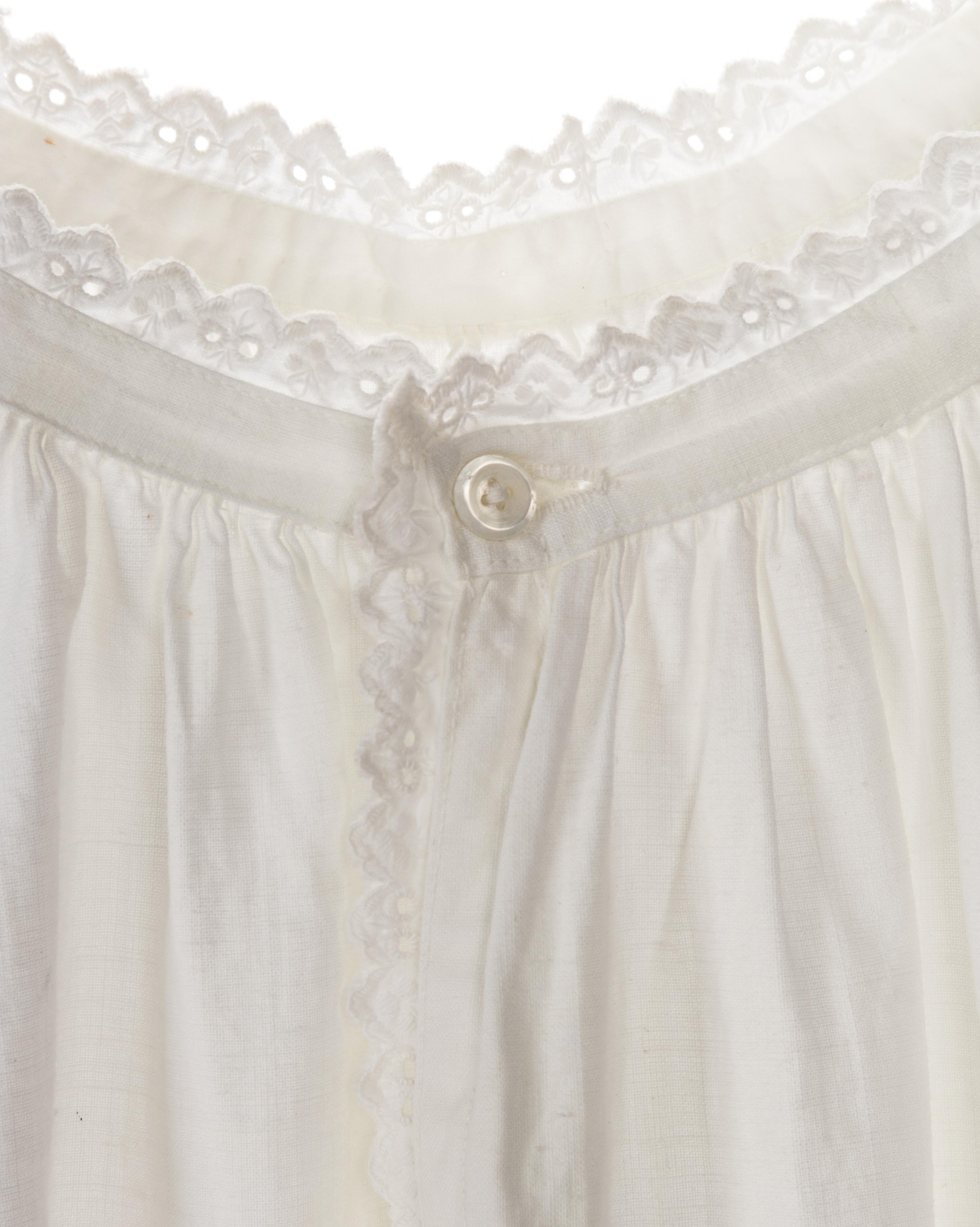 Collection of Nine Bed Jackets and Chemises, 1850-1900