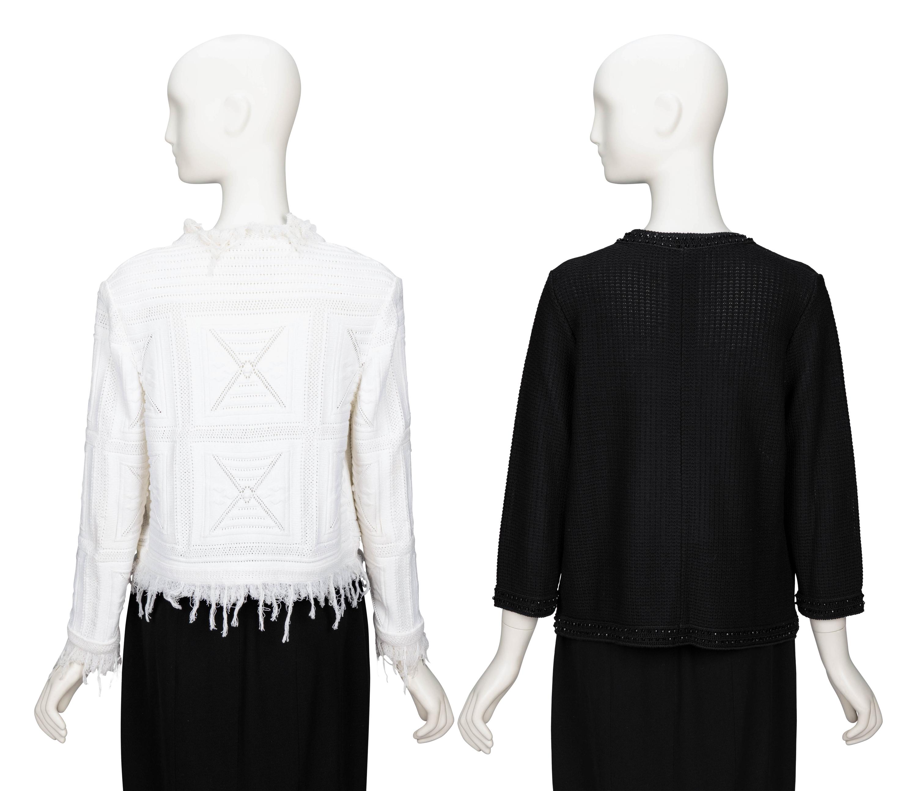 Chanel, Two Knit Cotton Cardigans
