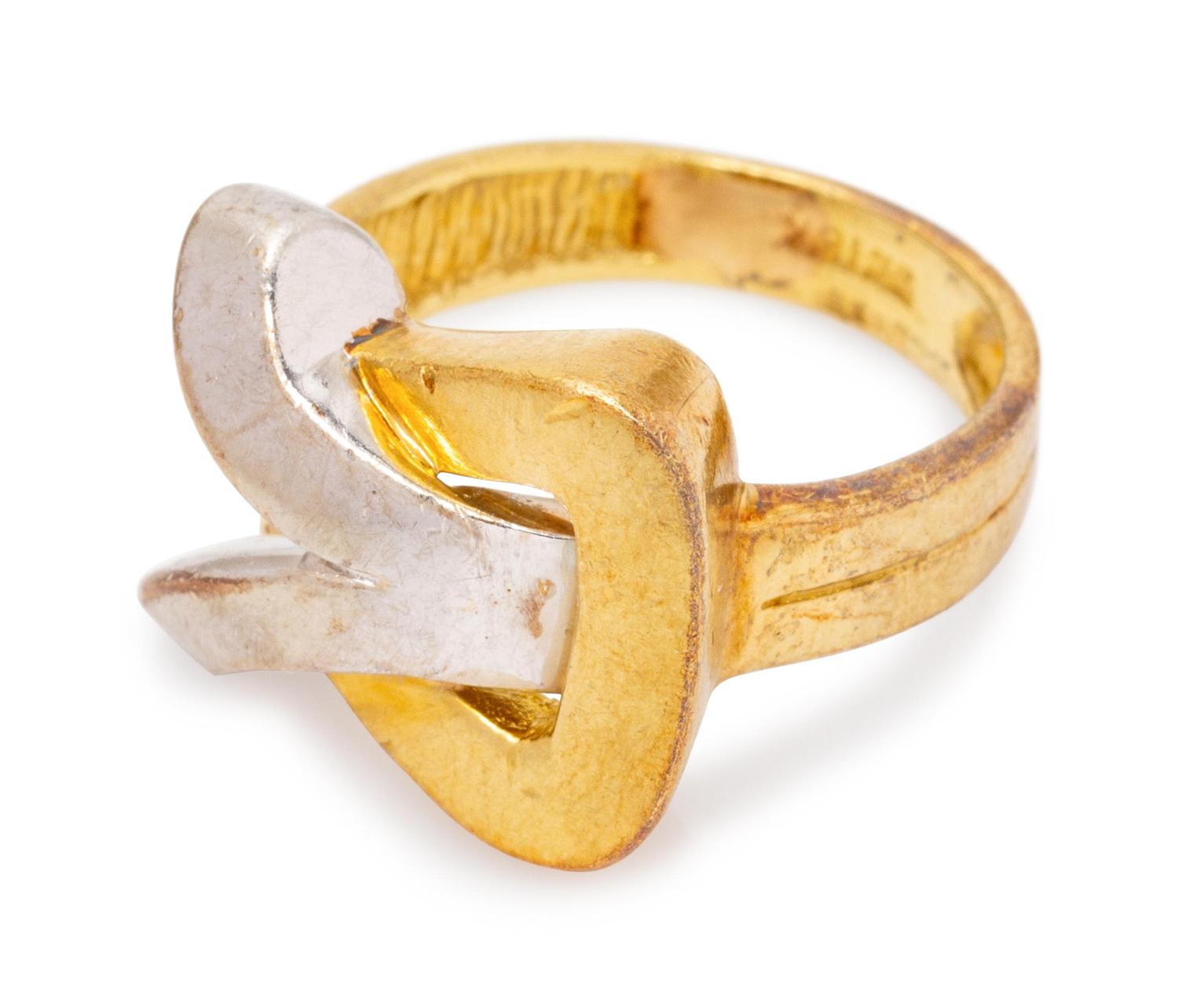 BICOLOR GOLD RING