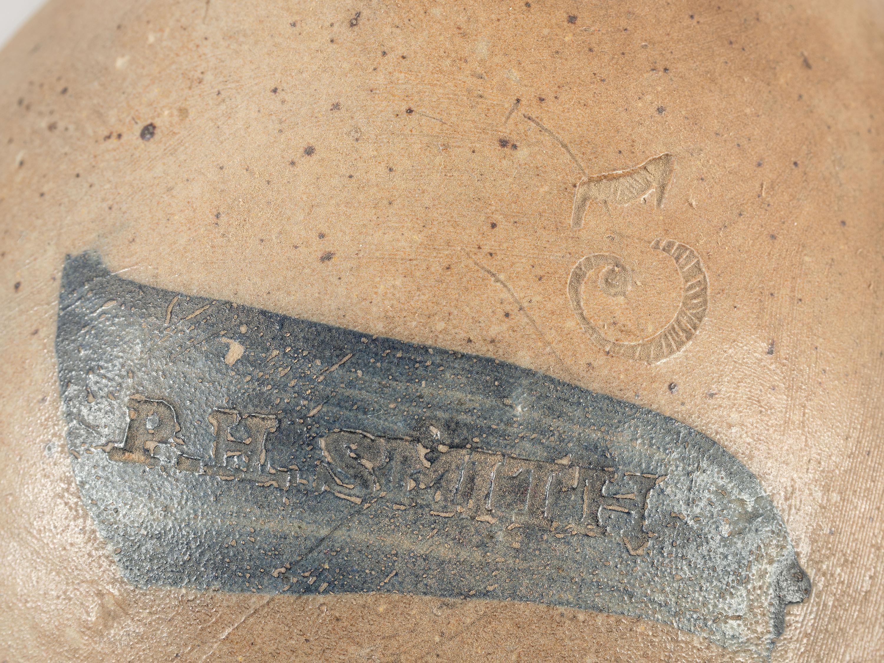 An Ohio Cobalt Decorated Five Gallon Stoneware Jug