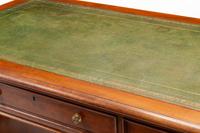 A Victorian Mahogany Pedestal Desk