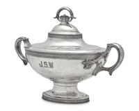 A Sterling Silver Covered Tureen, John C. Moore for Tiffany & Co., New York, NY, Circa 1870-1875