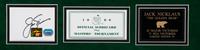 A Jack Nicklaus 1986 Masters Scorecard Signed Autograph Large Format Display,