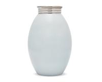 A Wedgwood Platinum and Gray-Glazed Vase