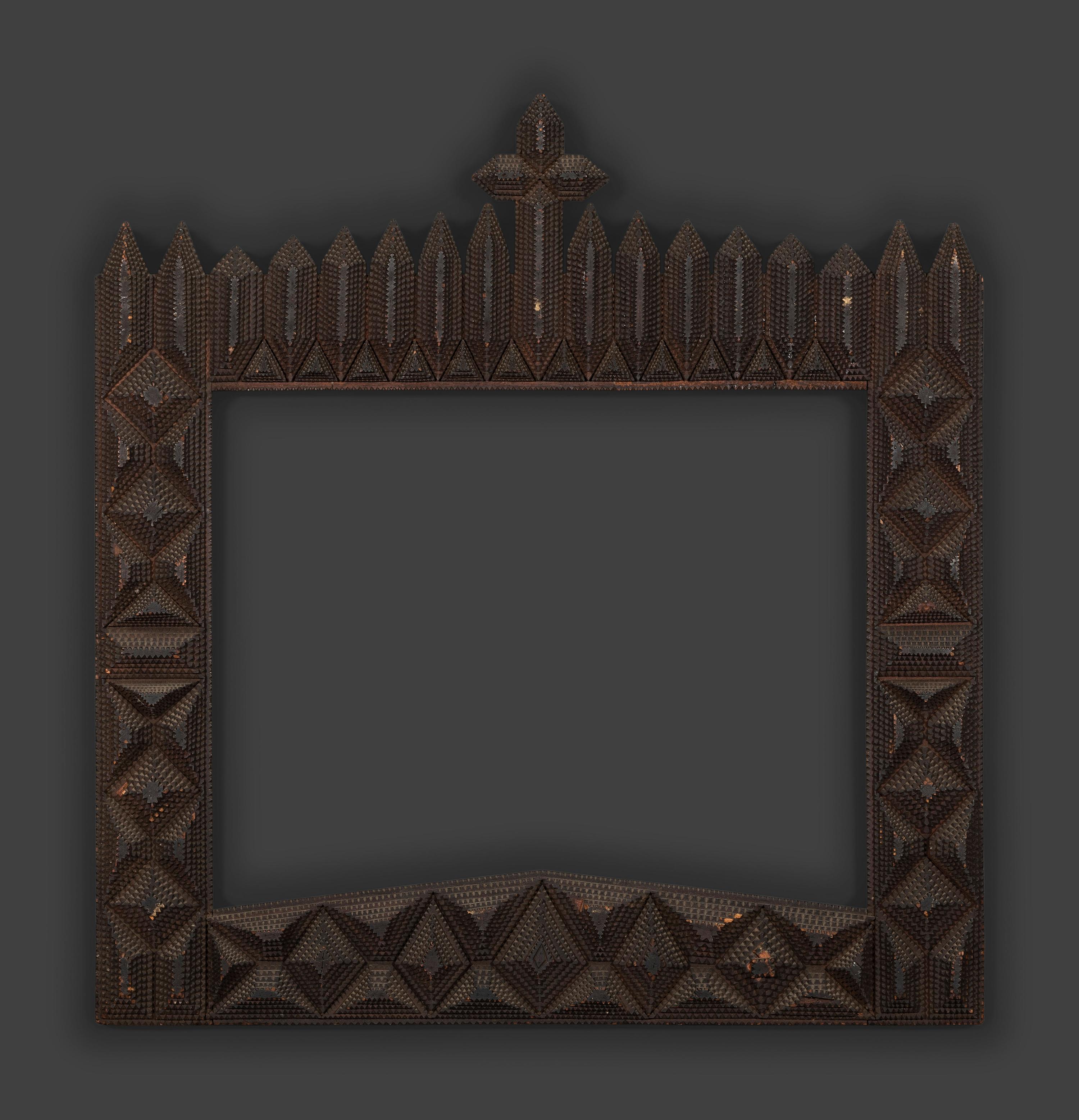 Four Tramp Art Frames