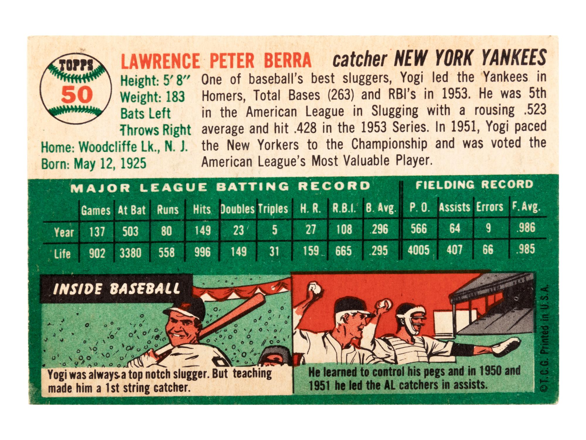 A Near Set of 1954 Topps Baseball Cards,