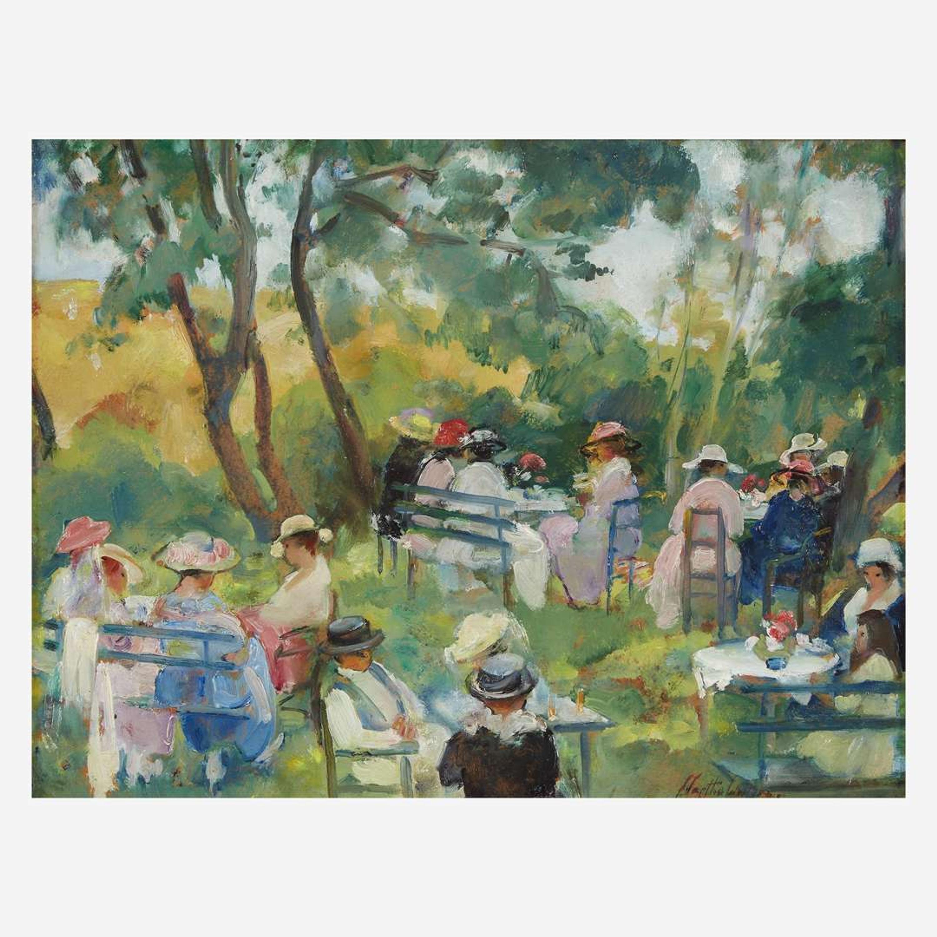 Martha Walter (American, 1875–1976) Tea at the Country Club