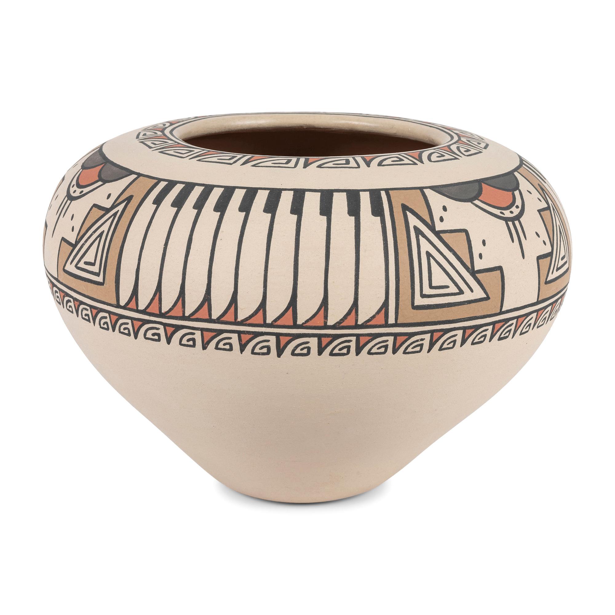 Polychrome Pottery Jar