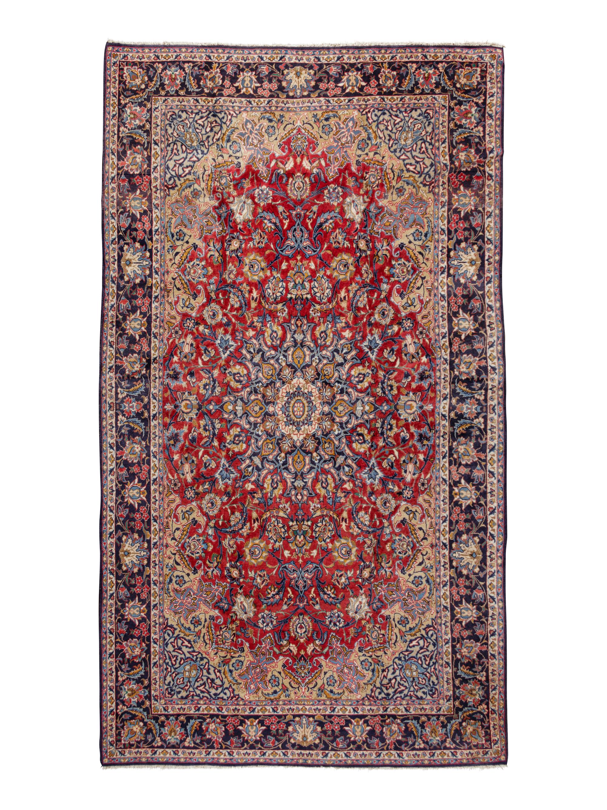 A Kashan Wool Rug