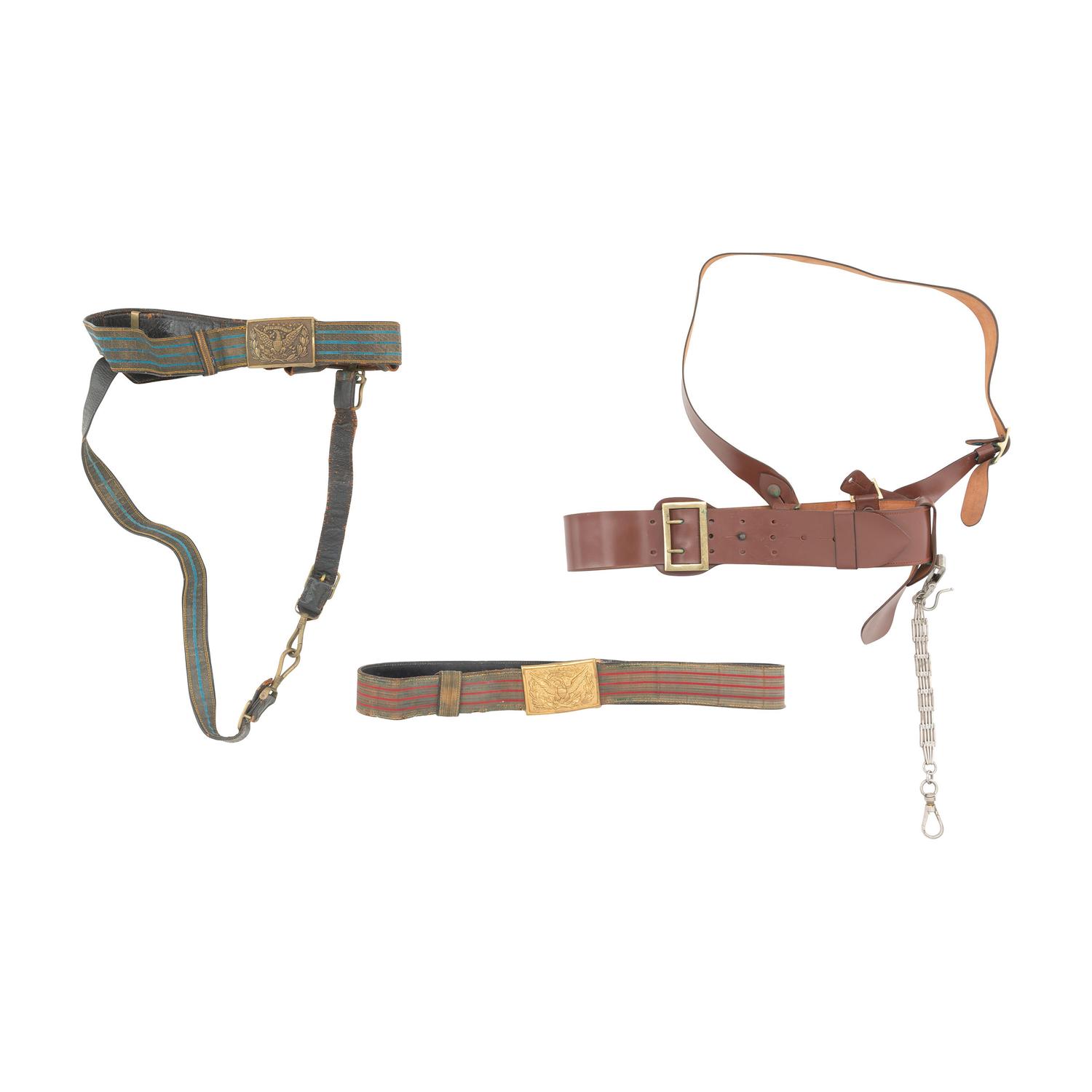 Group of 3 US Military Belts