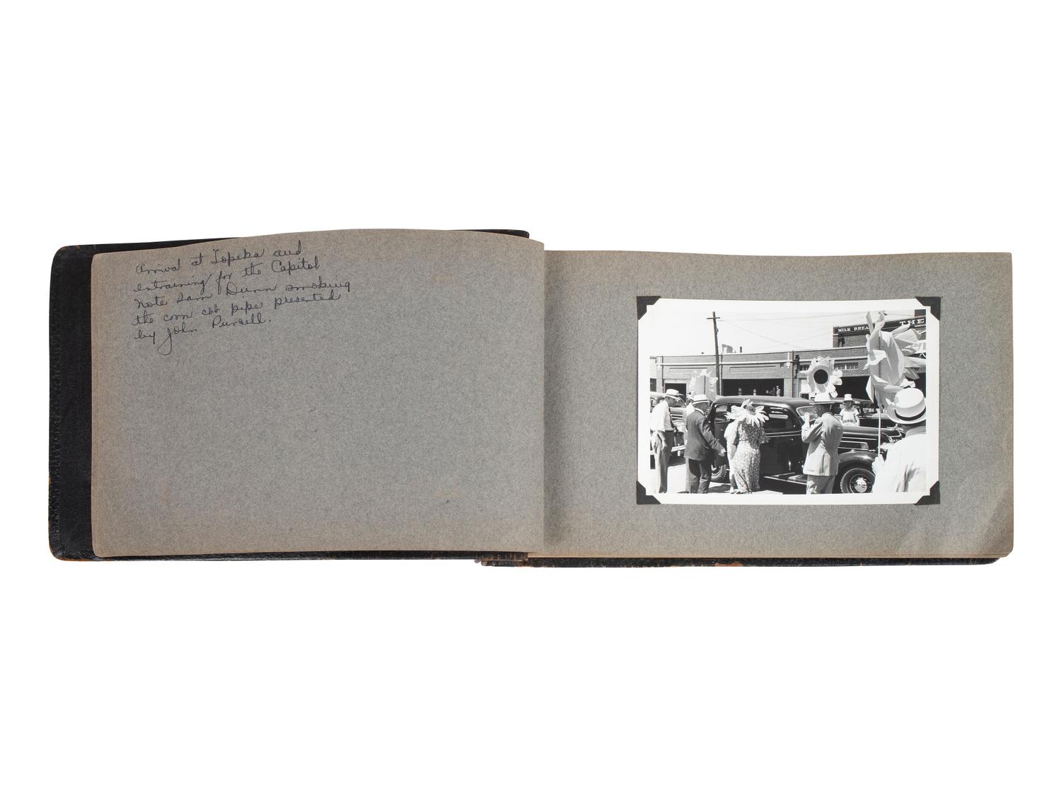 [POLITICS - 1936 ELECTION]. [LANDON, Alfred "Alf" (1887-1987)]. Photographic album from an Alf Landon Parade.