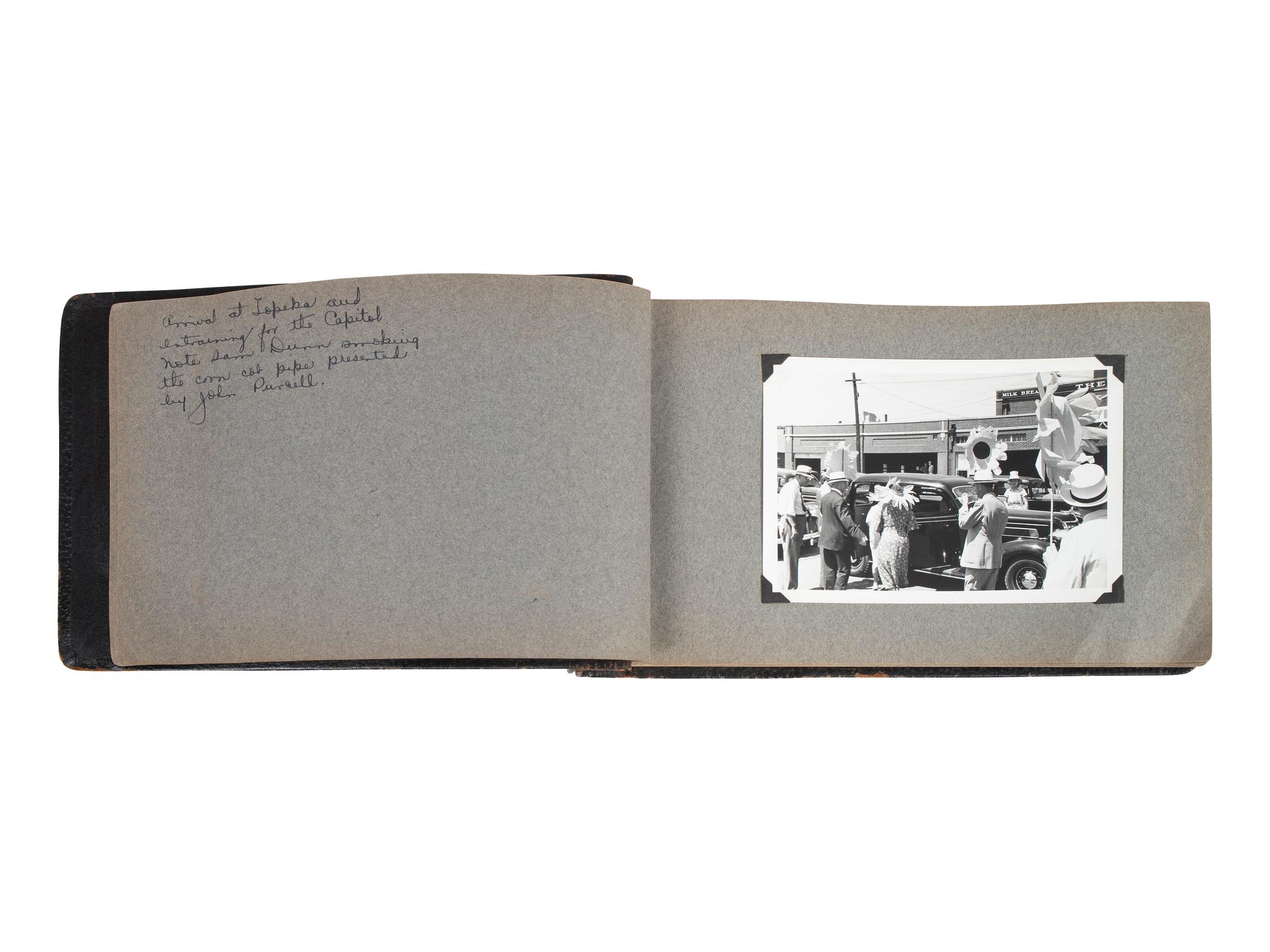 [POLITICS - 1936 ELECTION]. [LANDON, Alfred "Alf" (1887-1987)]. Photographic album from an Alf Landon Parade.