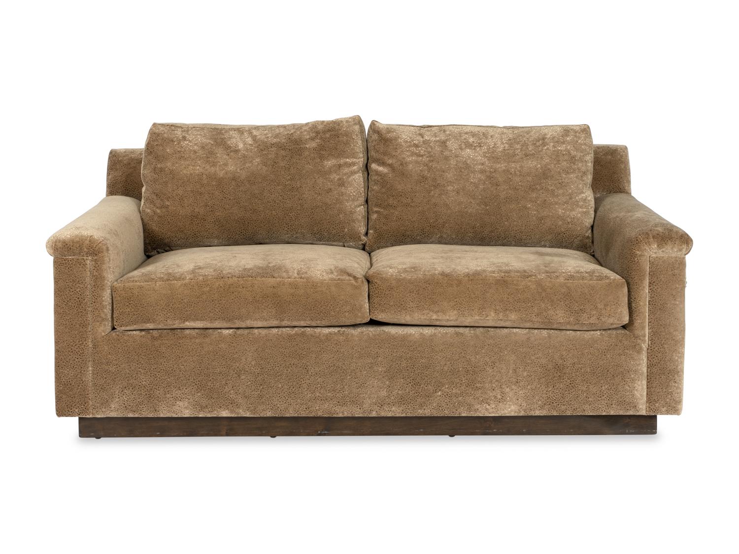 An A. Rudin No. 2766 Two-Cushion Sofa